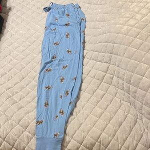 Polo by Ralph Lauren Light Blue Horse-Print Jogger Pants
